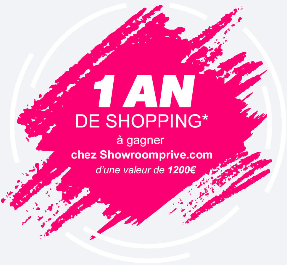 1 an de shopping à gagner chez Showroomprive.com d'une valeur de 1200€
